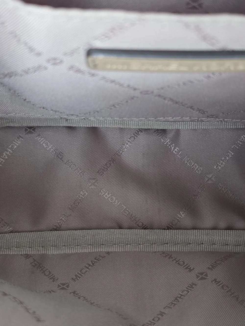 Michael Kors Jet Set Pebbled Leather Crossbody Bag in Camel